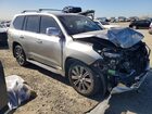 2021 Lexus Lx 570 Серебряный vin: JTJDY7AX4M4334753