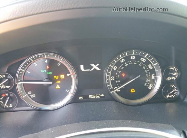 JTJDY7AX4M4334753 2021 LEXUS LX Серебряный Вид щитка приборов