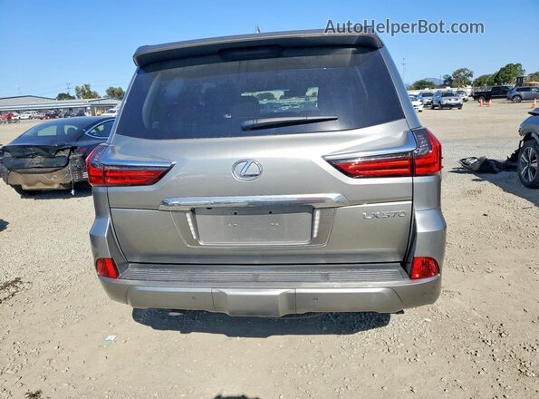 JTJDY7AX4M4334753 2021 LEXUS LX Серебряный Вид сзади