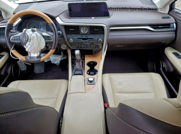 JTJDZKCA0K2016176 2019 LEXUS RX Коричневый Вид панели приборов