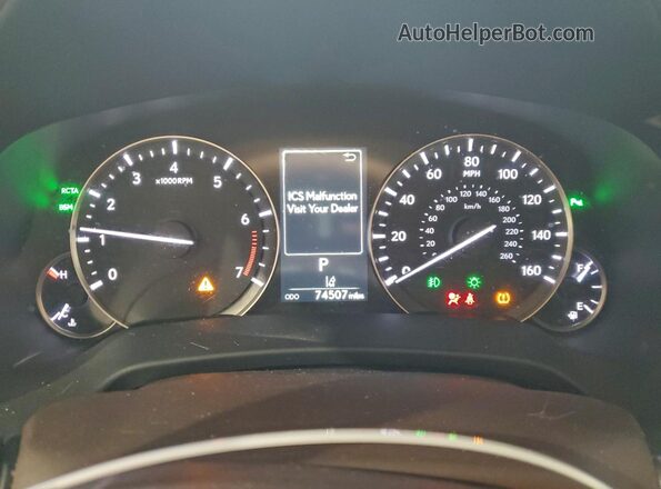 JTJDZKCA0K2016176 2019 LEXUS RX Коричневый Вид щитка приборов
