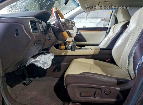 JTJDZKCA0K2016176 2019 LEXUS RX Коричневый Вид салона спереди