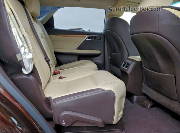 JTJDZKCA0K2016176 2019 LEXUS RX Коричневый Вид задней части салона