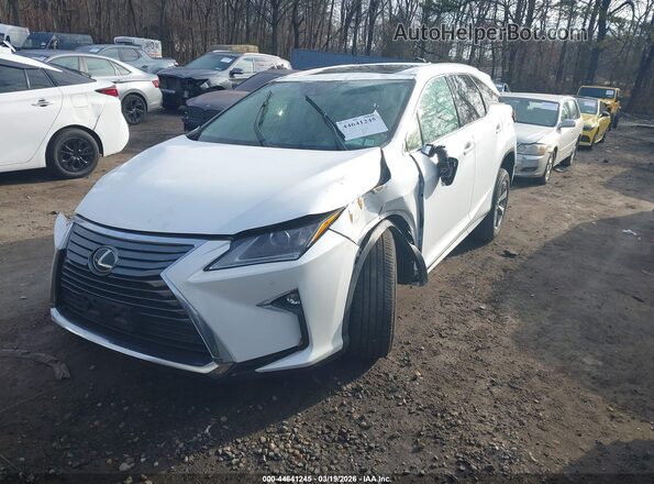 JTJDZKCA7K2016627 2019 LEXUS RX 350L White Vista tres cuartos delantera izquierda