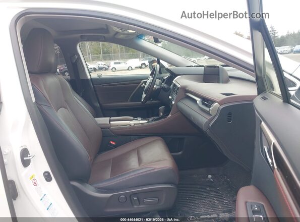 JTJDZKCA9K2016323 2019 LEXUS RX 350L White Widok wnętrza z przodu