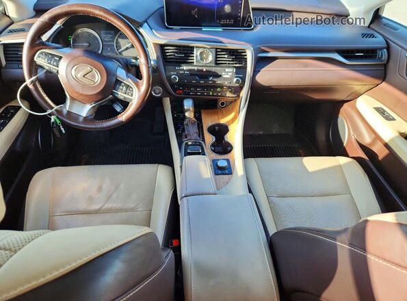 JTJDZKCAXJ2002249 2018 LEXUS RX Белый Вид панели приборов