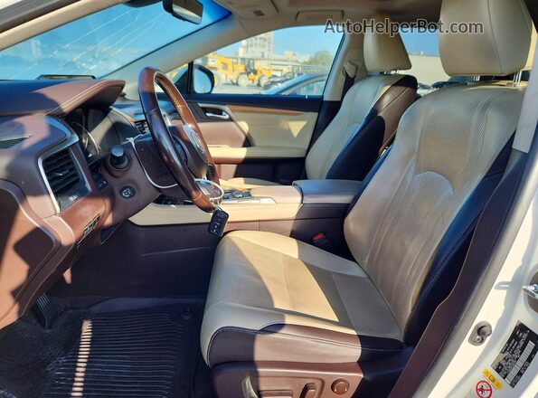 JTJDZKCAXJ2002249 2018 LEXUS RX Белый Вид салона спереди