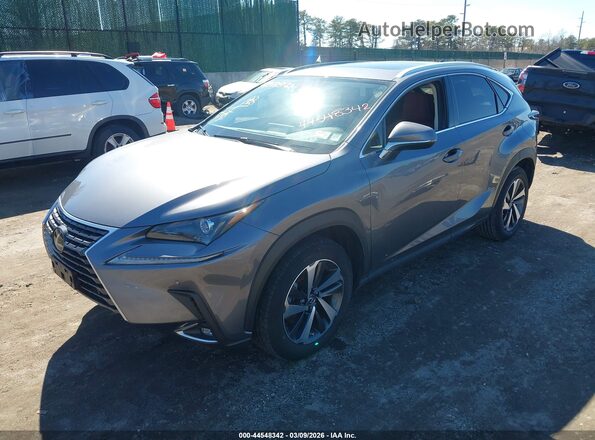 JTJGARDZ2L2220643 2020 LEXUS NX 300 Gray Przód lewy