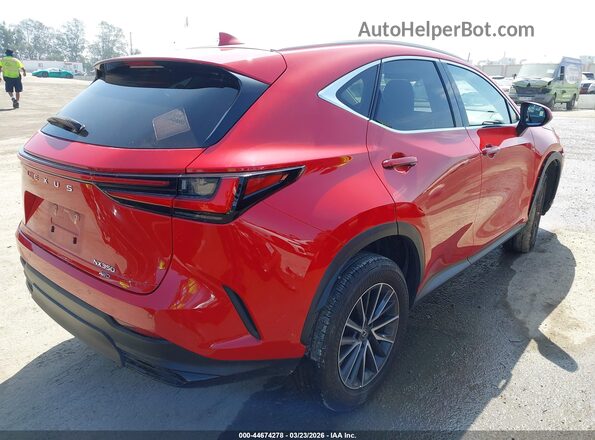 JTJGGCEZ8N2004146 2022 LEXUS NX 350 Red Задня права чверть