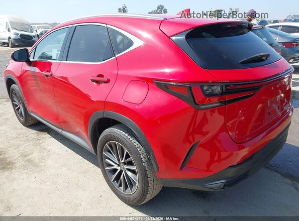 JTJGGCEZ8N2004146 2022 LEXUS NX 350 Red Задня ліва чверть