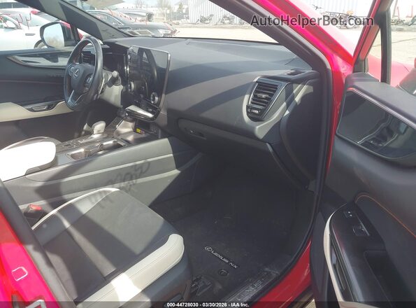 JTJGKCEZ7N2003147 2022 LEXUS NX 350H Красный Вид салона спереди