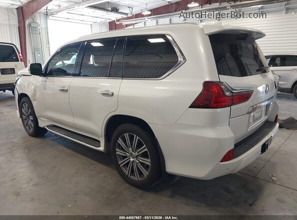 JTJHY7AX0H4233989 2017 LEXUS LX 570 Белый Задняя левая четверть