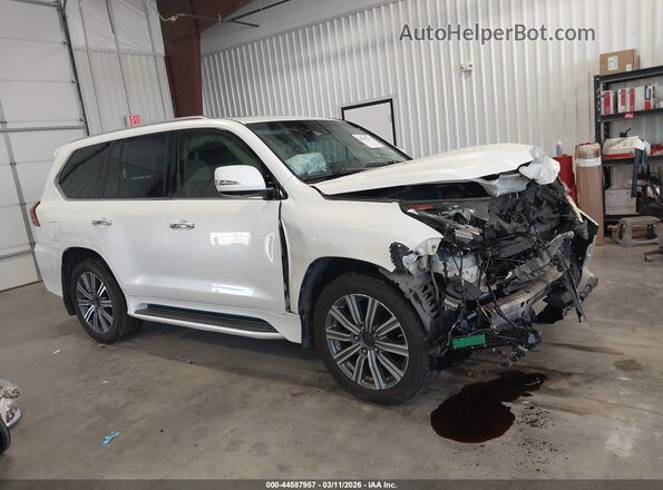 JTJHY7AX0H4233989 2017 LEXUS LX 570 Белый Панорамный вид салона 360°