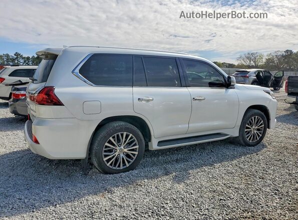 JTJHY7AX3K4292185 2019 LEXUS LX Белый Передняя правая четверть