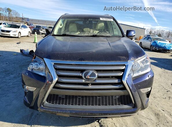 JTJJM7FX1J5188745 2018 LEXUS GX Синий Вид спереди