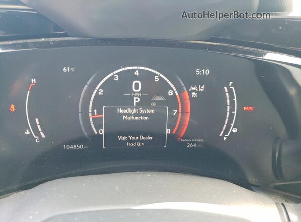 JTJKGCEZ2P5005076 2023 LEXUS NX Черный Вид щитка приборов
