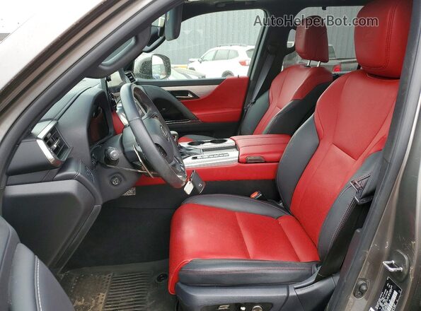 JTJMB7CX3R4066705 2024 LEXUS LX Gray Widok wnętrza z przodu