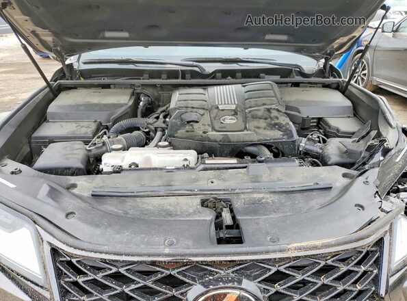 JTJMB7CX3R4066705 2024 LEXUS LX Gray Widok komory silnika