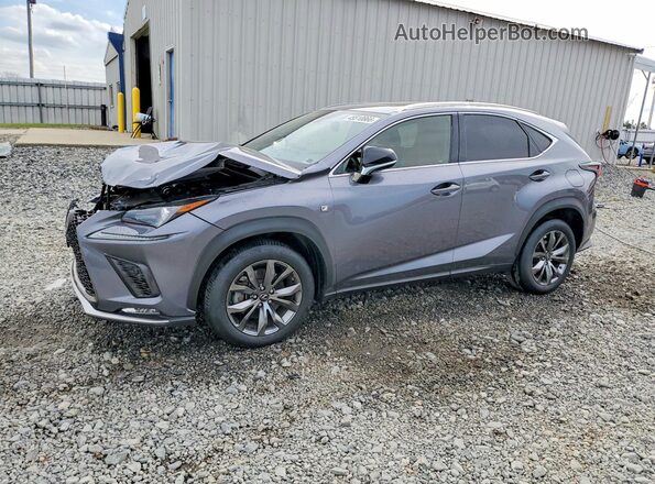 JTJSARBZ0L2158351 2020 LEXUS NX Gray Առջևի ձախ երեք քառորդ տեսարան