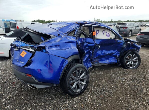JTJSARBZ3M2193161 2021 LEXUS NX Blue Rear right