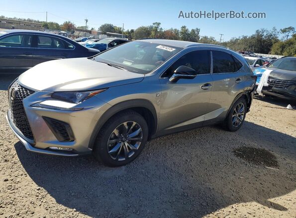 JTJSARBZ9M2200498 2021 LEXUS NX Gray Առջևի ձախ երեք քառորդ տեսարան