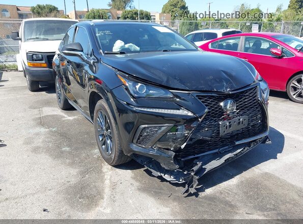 JTJSJRDZ1M2149009 2021 LEXUS NX 300H Черный Передняя правая четверть