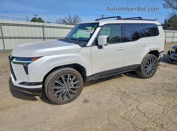 JTJVBCDX4R5018779 2024 LEXUS GX White წინა მარცხენა ხედი სამი მეოთხედიდან