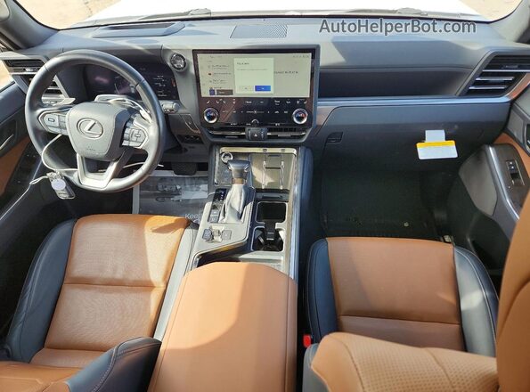 JTJVBCDX4R5018779 2024 LEXUS GX White წინა პანელის ხედი