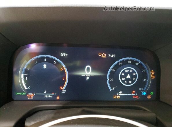 JTJVBCDX9S5065103 2025 LEXUS GX Серебряный Вид щитка приборов