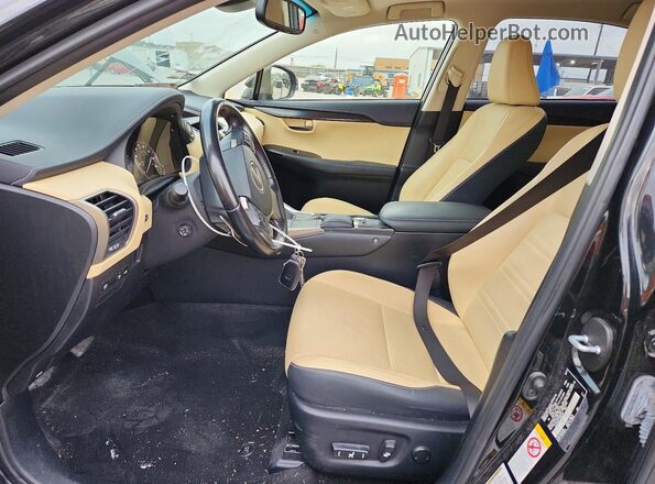 JTJYARBZ1J2086129 2018 LEXUS NX Черный Вид салона спереди