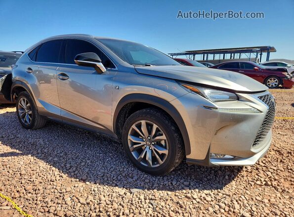 JTJYARBZ2G2025316 2016 LEXUS NX Серый Передняя правая четверть