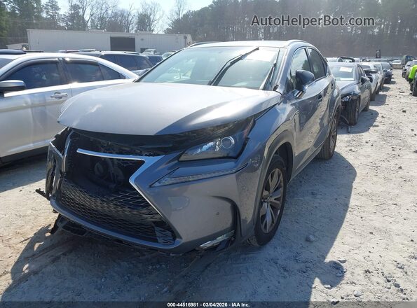 JTJYARBZ2H2069933 2017 LEXUS NX 200T Серый Передняя левая четверть