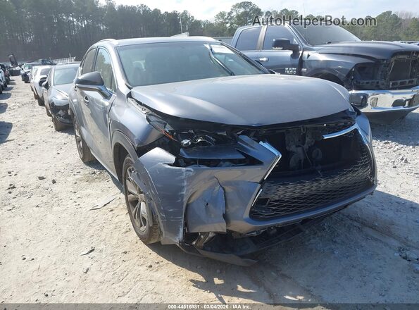 JTJYARBZ2H2069933 2017 LEXUS NX 200T Серый Передняя правая четверть