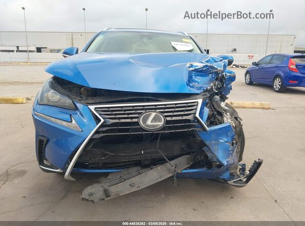 JTJYARBZ7K2136808 2019 LEXUS NX 300 Blue Instrument cluster view