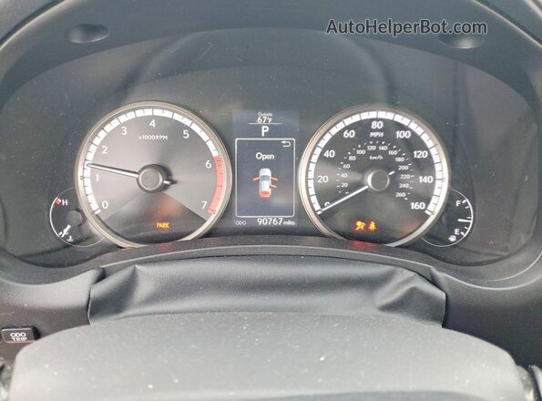 JTJYARBZ8G2045103 2016 LEXUS NX Черный Вид щитка приборов