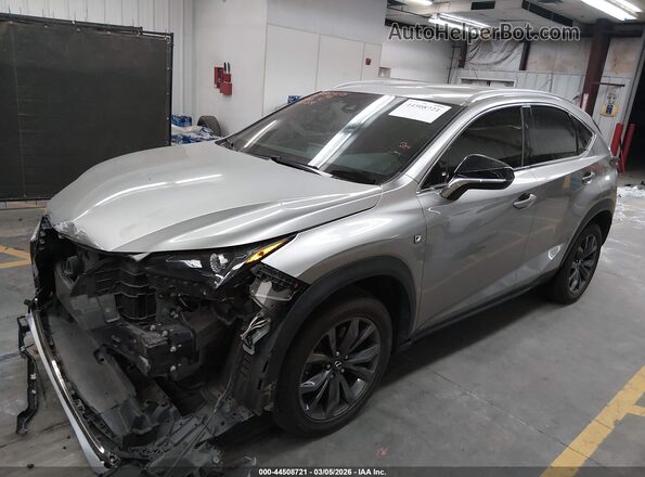 JTJYARBZXJ2095850 2018 LEXUS NX 300 Серый Передняя левая четверть