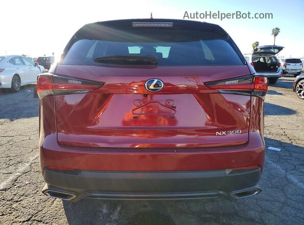 JTJYARBZXJ2097775 2018 LEXUS NX Red Widok z tyłu