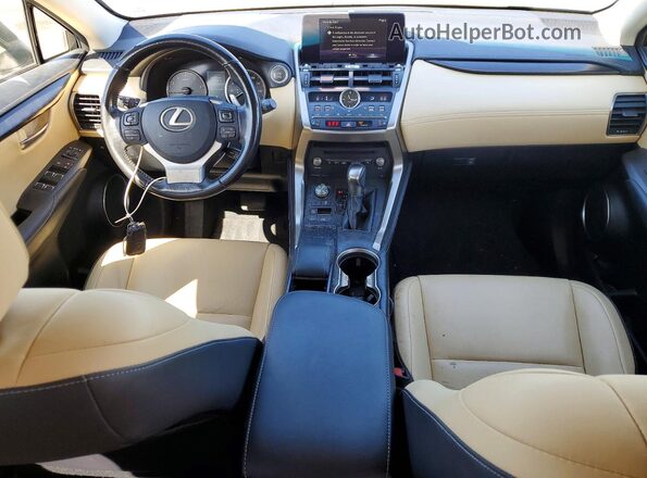 JTJYARBZXJ2108967 2018 LEXUS NX White Widok deski rozdzielczej