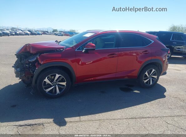 JTJYARBZXJ2111870 2018 LEXUS NX 300 Красный Панорамный вид салона 360°