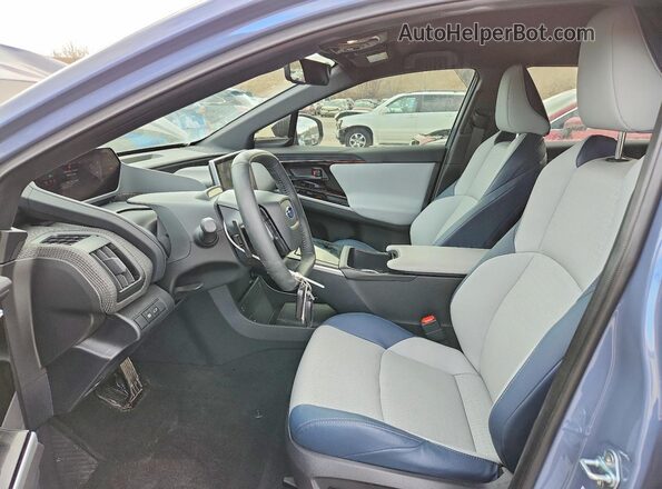 JTMABABA0SA095618 2025 SUBARU SOLTERRA Blue Widok wnętrza z przodu