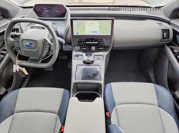 JTMABABA0SA095618 2025 SUBARU SOLTERRA Blue Widok deski rozdzielczej