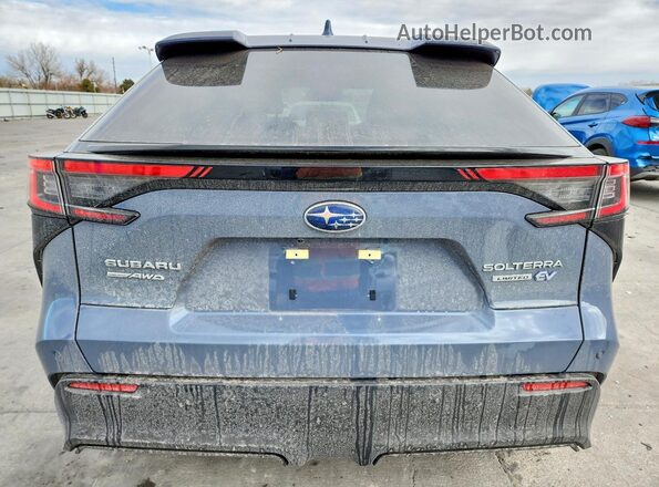 JTMABABA0SA095618 2025 SUBARU SOLTERRA Blue Widok z tyłu