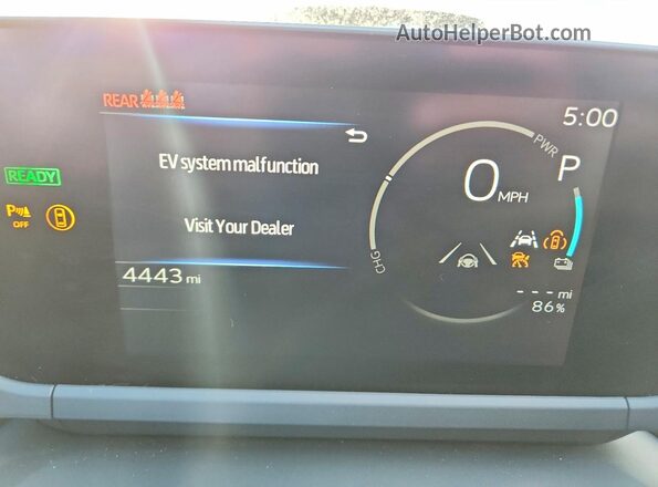 JTMABABA0SA095618 2025 SUBARU SOLTERRA Blue Widok zestawu wskaźników