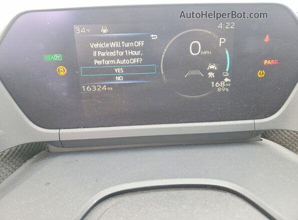 JTMABABA1PA022331 2023 SUBARU SOLTERRA Белый Вид щитка приборов