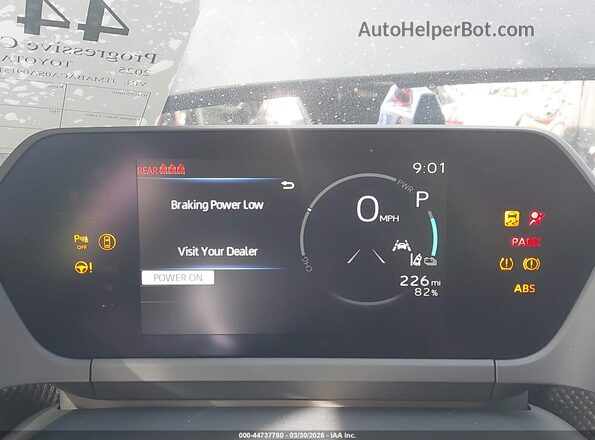 JTMABACA0SA091518 2025 TOYOTA LE Черный Вид задних сидений