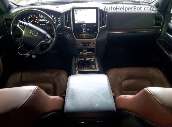 JTMCY7AJ4G4043491 2016 TOYOTA LAND Серебряный Вид панели приборов