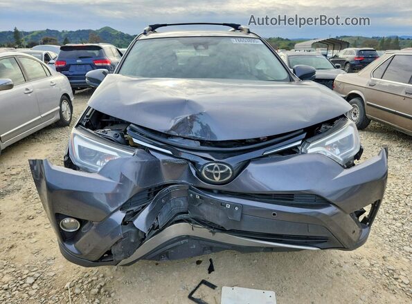 JTMDFREV6JJ247401 2018 TOYOTA LIMITED Gray Widok z przodu