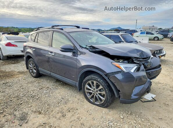 JTMDFREV6JJ247401 2018 TOYOTA LIMITED Gray Przód prawy