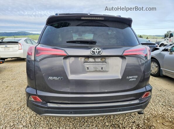 JTMDFREV6JJ247401 2018 TOYOTA LIMITED Gray Widok z tyłu