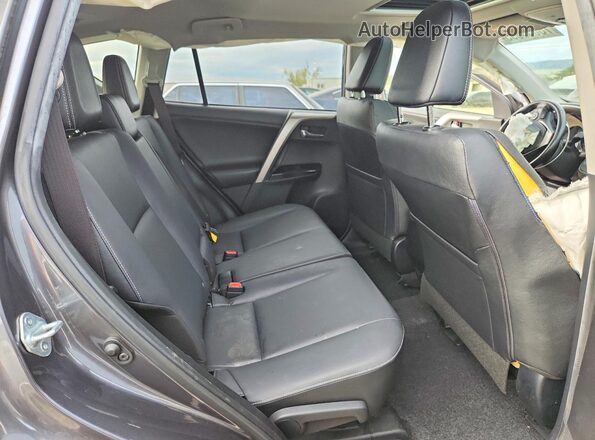 JTMDFREV6JJ247401 2018 TOYOTA LIMITED Gray Widok wnętrza z tyłu